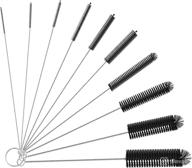 efficient cleaning with the jsono long straw brush set - 10pcs nylon bristles, 7.9-inch brushes for coffee pots, hummingbird feeders, and water bottles logo