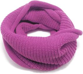 img 1 attached to JELLYTREE Fashion Knitted Toddler Infinity Girls' Accessories and Cold Weather
