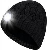 light up your winter with greenever led beanie hat - the perfect gift for men and women логотип