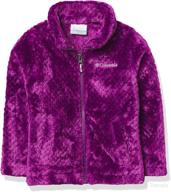 columbia girls' fire side sherpa full zip jacket логотип