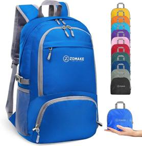 img 4 attached to ZOMAKE Lightweight Packable Backpack Resistant Backpacks ~ Casual Daypacks