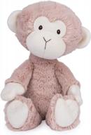 gund baby lil’ luvs collection - micah monkey 12” premium plush stuffed animal for babies in brown and cream logo