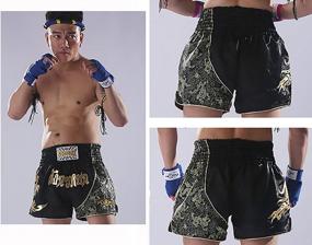img 2 attached to FLUORY Muay Thai MMA Fight Shorts For Training And Fighting