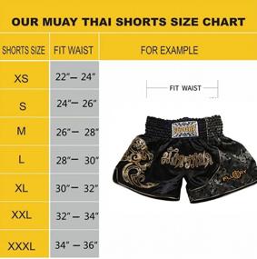 img 1 attached to FLUORY Muay Thai MMA Fight Shorts For Training And Fighting