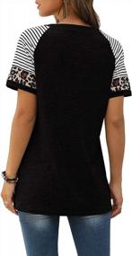 img 3 attached to Upgrade Your Wardrobe With JomeDesign'S Stylish Women'S Leopard Print Tops