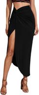 shein womens twist asymmetrical medium women's clothing : skirts логотип