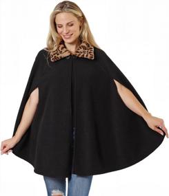 img 4 attached to Tirrinia Angel Wrap Poncho Wearable Blanket with Pockets - 👼 Cozy and Warm Plush Cape, Perfect Gifts for Women, Girlfriend, and Kids
