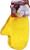 🧤 easy on/off waterproof dishwashing scrub mitts with jokari oversized textured design logo