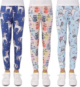 img 4 attached to ModaIoo Stretch Leggings Printed Length Girls' Clothing - Leggings