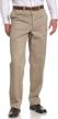 performance chino pants for men by savane with flat front design logo