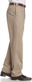 img 2 attached to Performance Chino Pants For Men By Savane With Flat Front Design