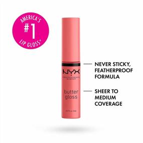 img 3 attached to NYX PROFESSIONAL MAKEUP Butter Gloss, Non-Sticky Lip Gloss - Creme Brulee (Natural)