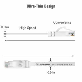img 1 attached to Upgrade Your Internet Speed With 5 Pack Of 5-Ft Cat6 Ethernet Cables At Affordable Cat5E Price