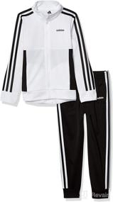 img 4 attached to Adidas Jacket Joggers Tricot Magenta Apparel & Accessories Baby Boys : Clothing