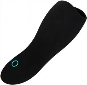 img 4 attached to 10 Vibration Modes Male Masturbation Cup With Glans Massager - Black Sex Toy For Men To Enhance Stamina And Lasting Power