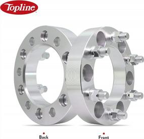 img 3 attached to Колесные адаптеры Topline Products преобразуют 6X5,50 (139,7 мм) в 6X5,50 (139,7 мм) с центральным отверстием 108,1 мм со шпильками 14X1,50 толщиной 1,25 дюйма. Готовый комплект из 4 шт.