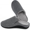 👟 upgraded grey orthotic slippers with arch support for men and women, orthopedic house slipper for plantar fasciitis and flat feet - v.step logo