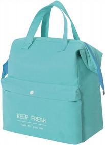 img 4 attached to Stay Fresh And Organized With Mziart Large Insulated Lunch Bag For Adults: Leak-Proof, Reusable, And Perfect For Work, School, And Picnic