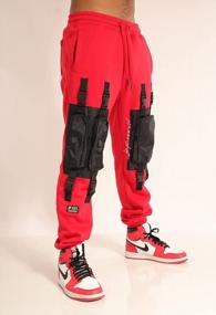 img 3 attached to Urban NYC Graffiti Hip Hop Fleece Pants - Active Fashion Drawstring Sweatpants Bottoms For Men - SCREENSHOT