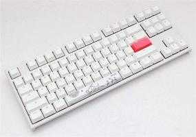 img 1 attached to Ducky One 2 TKL Pure White Механическая клавиатура с переключателями Kailh Box Brown и светодиодной RGB-подсветкой