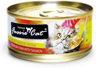 🐟 fussie cat premium tuna/salmon can cat food 24 pk: healthy nutrition for your feline friend логотип