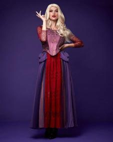 img 3 attached to Get Spooky With The Officially Licensed Sarah Sanderson Deluxe Hocus Pocus Costume For Adults By Spirit Halloween