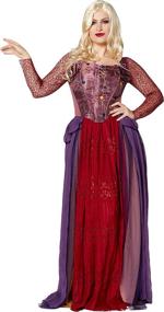 img 2 attached to Get Spooky With The Officially Licensed Sarah Sanderson Deluxe Hocus Pocus Costume For Adults By Spirit Halloween