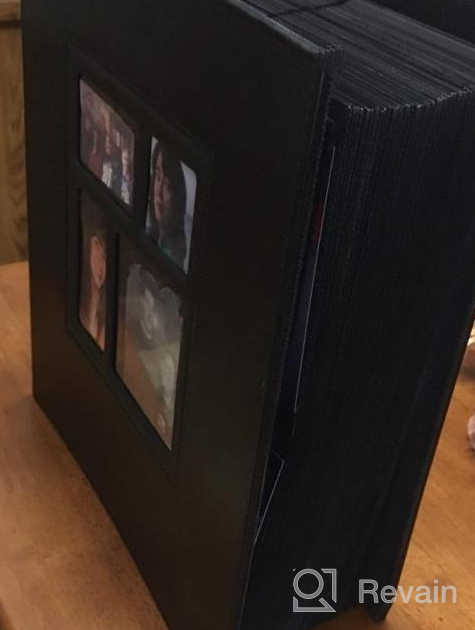 img 1 attached to 600 Pockets Photo Album: Ywlake 4X6 Extra Large Capacity Family Wedding Picture Albums, Holds 600 Horizontal & Vertical Photos - Black review by Shaun Stapp