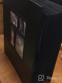 img 7 attached to 600 Pockets Photo Album: Ywlake 4X6 Extra Large Capacity Family Wedding Picture Albums, Holds 600 Horizontal & Vertical Photos - Black