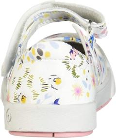 img 2 attached to 👧 Pediped Girls' Barbara Shimmer Child Shoes - Flats for Girls