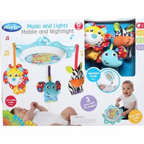 img 1 attached to Playgro Music And Lights Mobile & Nightlight: Encouraging Imagination With STEM For A Bright Future!