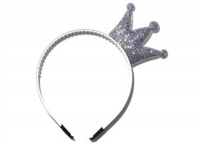 img 3 attached to 👑 Anna Belen Girls' Bella Sparkling Crown Headband