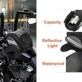img 1 attached to Motoforti Universal Motorcycle Saddlebag Waterproof Motorcycle & Powersports
