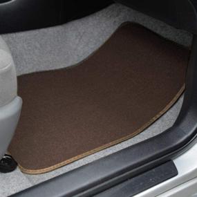 img 1 attached to 🚗 Beige Heavy Duty Front & Rear Carpet Floor Mats: All Weather Protection for Car SUV Van & Truck with Anti-Slip Nibs - Universal Liners designed for Most Vehicles