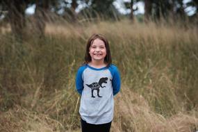 img 2 attached to 🦖 Adorable Girls Dinosaur Sistersaurus Sister Dino Tee by 7 ate 9 Apparel