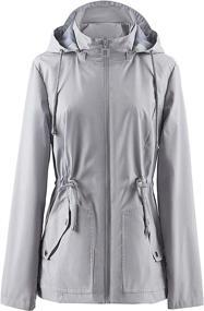 img 4 attached to Polydeer Lightweight Waterproof Breathable Windbreaker Women's Clothing ~ Coats, Jackets & Vests