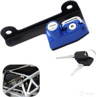 🔒 blue motorcycle helmet lock anti-theft helmet security lock for r1200gs lc 2013-2019, r1200gs lc adventure 2014-2019, and r1250gs логотип