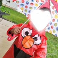 img 1 attached to 🌂 Sesame Street Kids Umbrella and Slicker Set with Elmo Design, Perfect for Toddlers (Ages 2-5) review by Joe Taniguchi