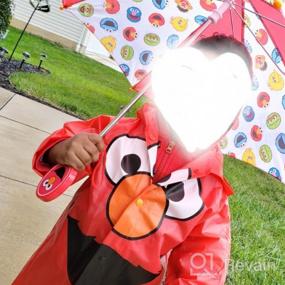 img 5 attached to 🌂 Sesame Street Kids Umbrella and Slicker Set with Elmo Design, Perfect for Toddlers (Ages 2-5)