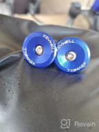 img 1 attached to Secure Your Bike Handlebars With KEYWELL Bar End Plugs - Aluminum Caps For Road, Mountain, BMX And MTB Bikes (2 Count) review by Ryan Arthur