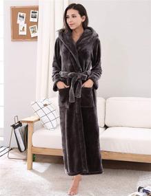 img 1 attached to Richie House Womens Fleece RH1591 D M Women's Clothing : Lingerie, Sleep & Lounge