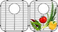 13 "x 11-5/8" протекторы для кухонной раковины - 2 упаковки из нержавеющей стали для защиты раковины - решетка для нижней части кухонной раковины - полка для кухонной раковины - нижняя решетка раковины логотип