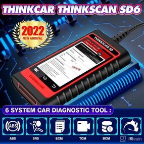 img 3 attached to 🛠️ THINKCAR SD6 Scan Tool: Advanced Car Diagnostic Scanner with Reset Functions & AutoVIN | OBD2, ABS, SRS, BCM, IC | WiFi Enabled | Free Lifetime Updates