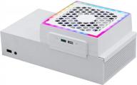 улучшите свои игровые возможности с охлаждающим вентилятором mcbazel's rgb led display для xbox series s логотип