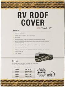 img 1 attached to ADCO 36036 White Tyvek Roof Cover For RVs 24'1" - 30' Length