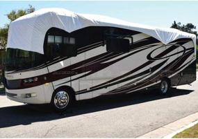 img 2 attached to ADCO 36036 White Tyvek Roof Cover For RVs 24'1" - 30' Length
