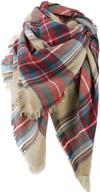 yanekop womens oversized blanket fashion women's accessories : scarves & wraps логотип