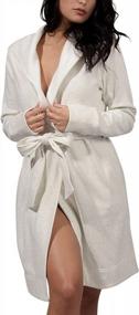 img 4 attached to Experience Unmatched Comfort With Yogalicious'S Cozy Fleece Robe
