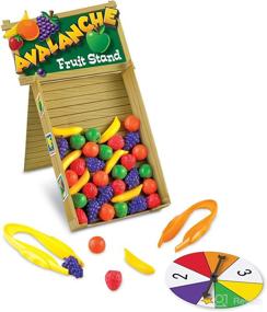 img 3 attached to 🍎 Learning Resources Avalanche Fruit Stand - 42 Pieces, Toddler Learning Toys, Ages 3+, Fine Motor/Grip Game, Color Matching Skills Development, Preschool Educational Toys