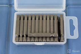 img 2 attached to TEMO 25 pc M6 Spline 12 point 2 Inch Screwdriver Insert Bits: Ultimate Precision and Versatility for Efficient Fastening